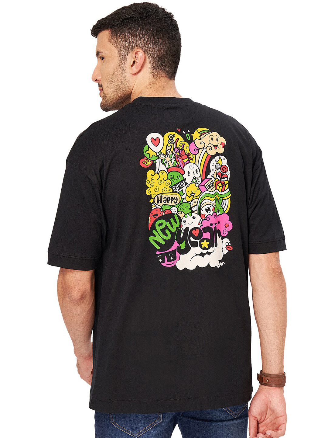 ZU Men Applique T-shirt