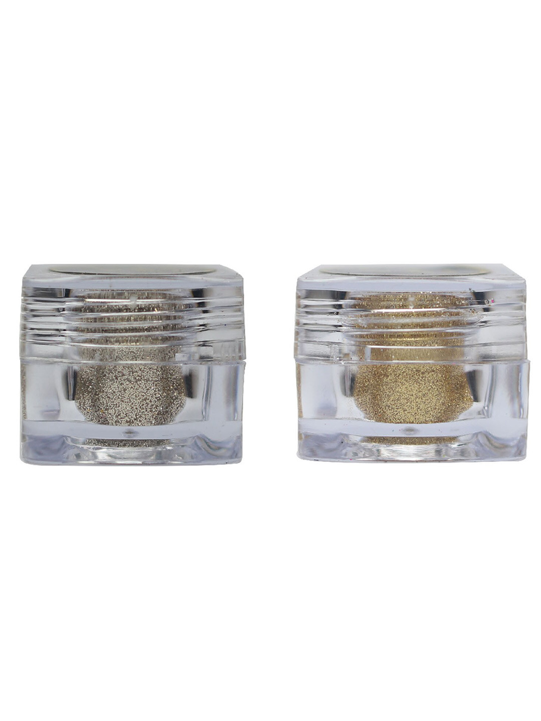 Veoni BELLE 2-Pcs Holographic HD Glitter Eyeshadow - 5g Each- Champagne Gold & Pure Gold