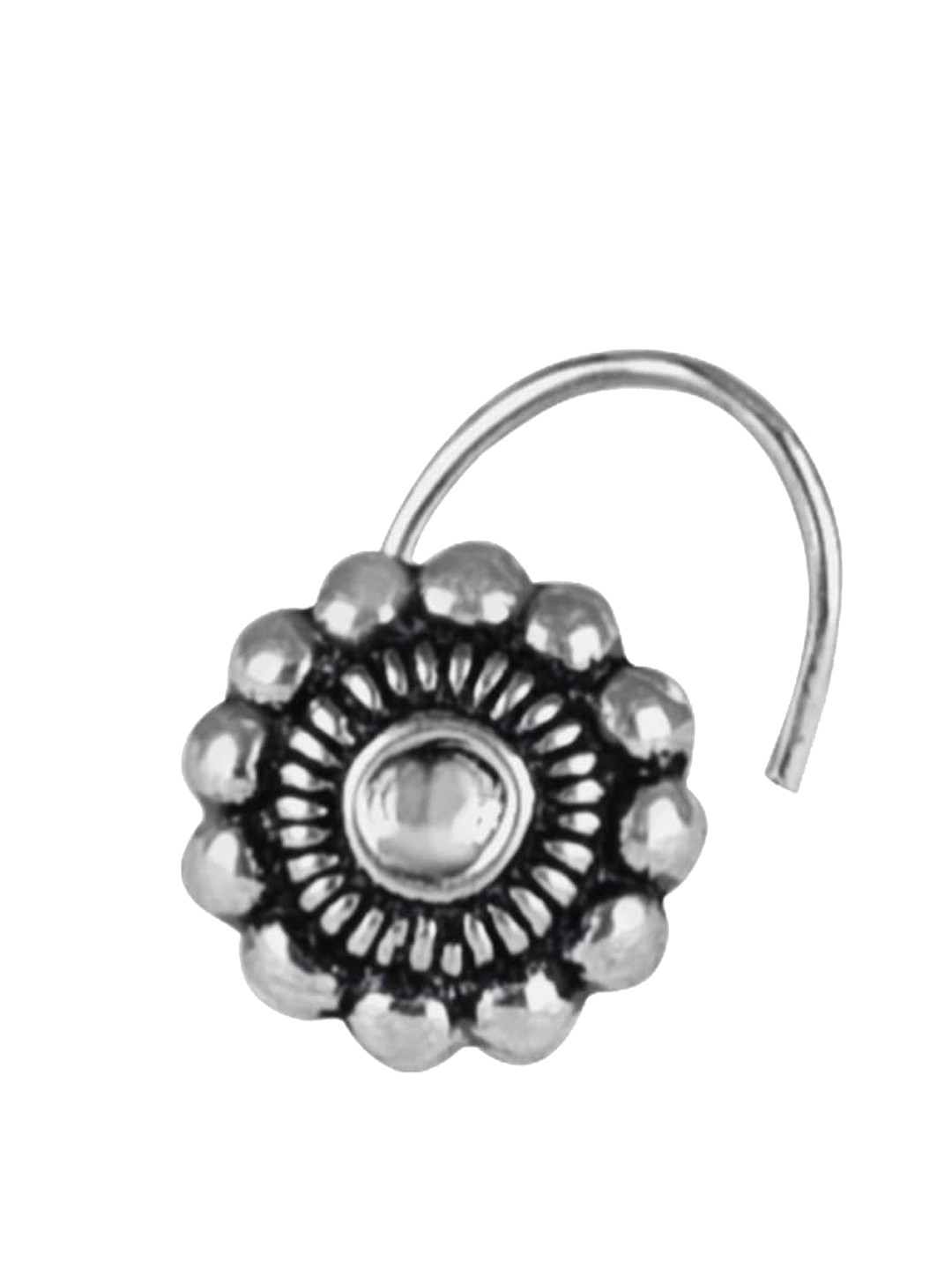 Abhooshan Sterling Silver Stud Nosepin
