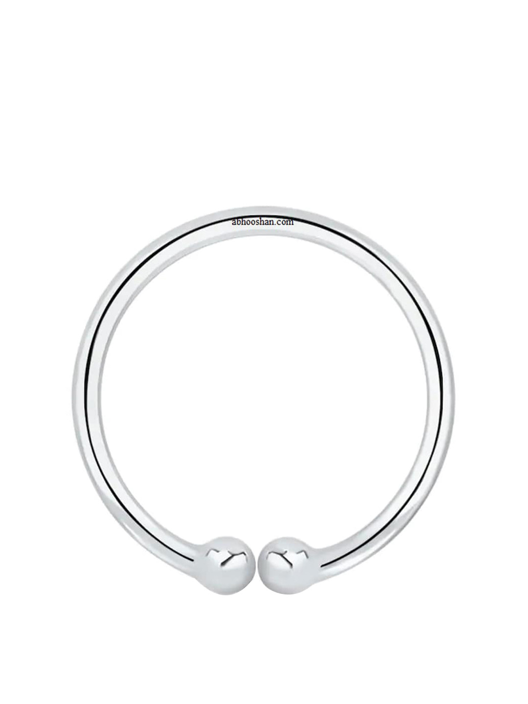 Abhooshan Sterling Silver Ring Nosepin