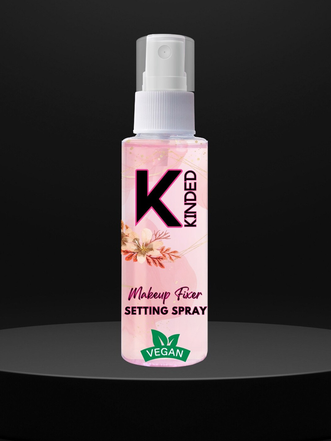 KINDED Set Of 2 Makeup Fixer Setting Spray & Makeup Remover Dual Phase - 60ml Each