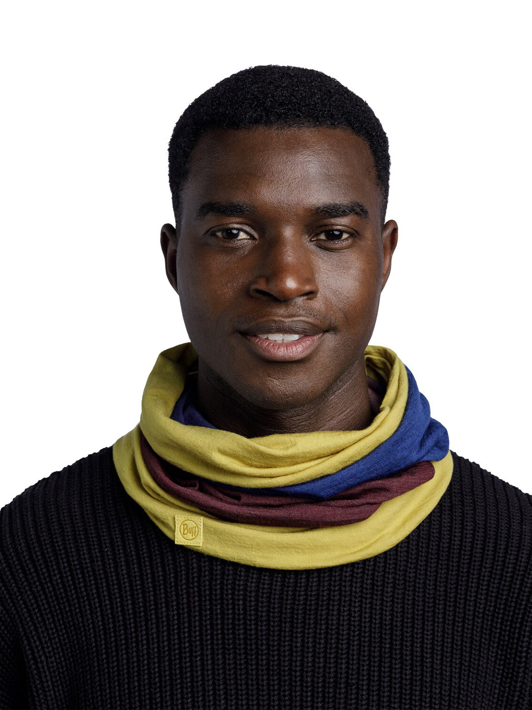 Original Buff SA Unisex Striped Mid Weight Merino Neck Gaiter