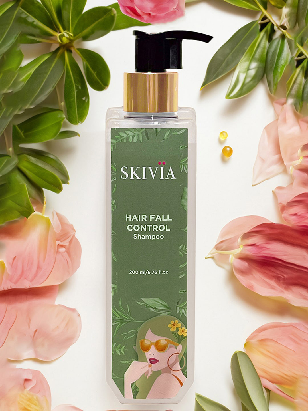 SKIVIA Hair Fall Control Shampoo With Keratin - 200ml