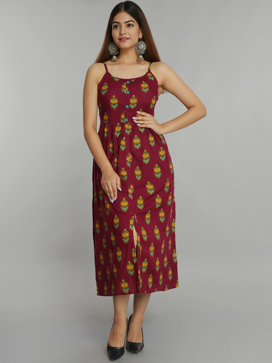NEW4U Floral Off-Shoulder Dress