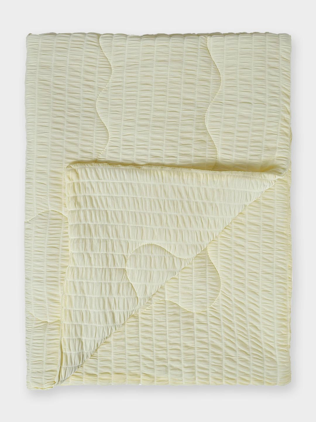 MiArcus Solid Premium Ultra-Soft Cool Knitted Blanket for 1-3 Years, 120x90 CM - Cream