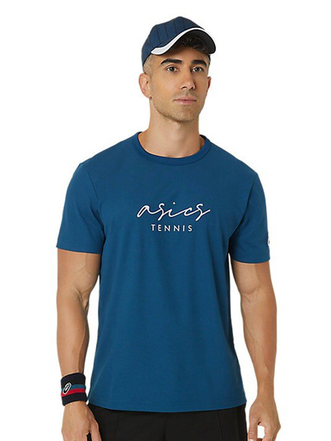 ASICS Classic Typography Printed Round Neck T-Shirt