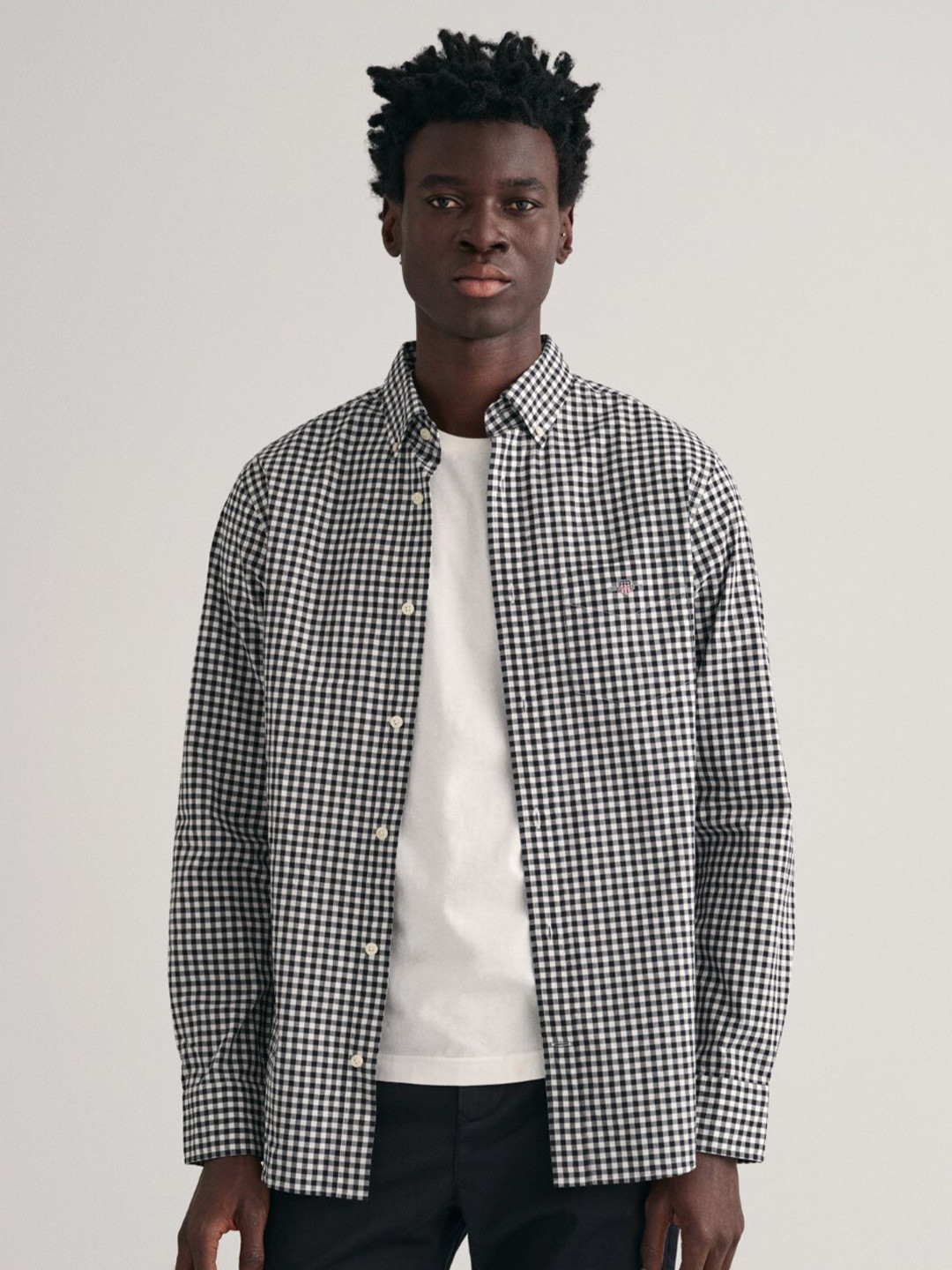 GANT Check Button Down Regular Fit Shirt