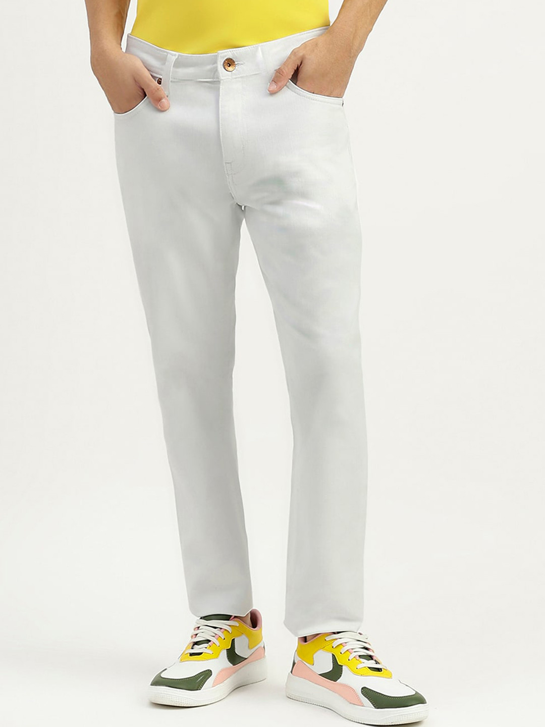United Colors of Benetton Men Mid-Rise Skinny Fit Jeans