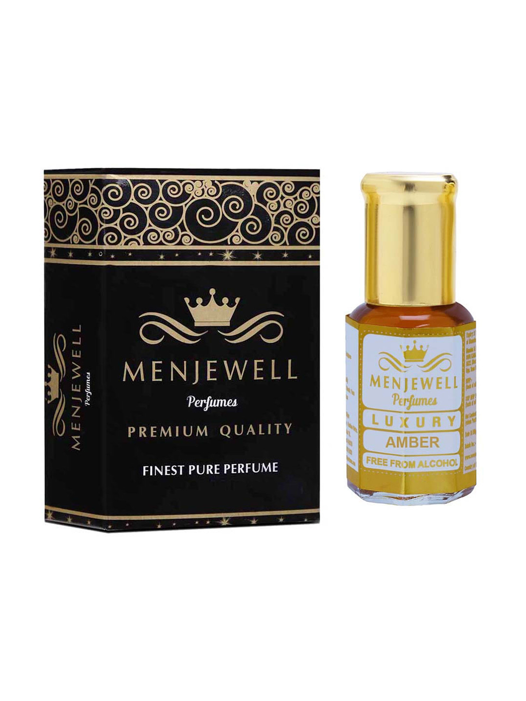 Menjewell Luxury Amber Long Lasting Perfume - 12ml