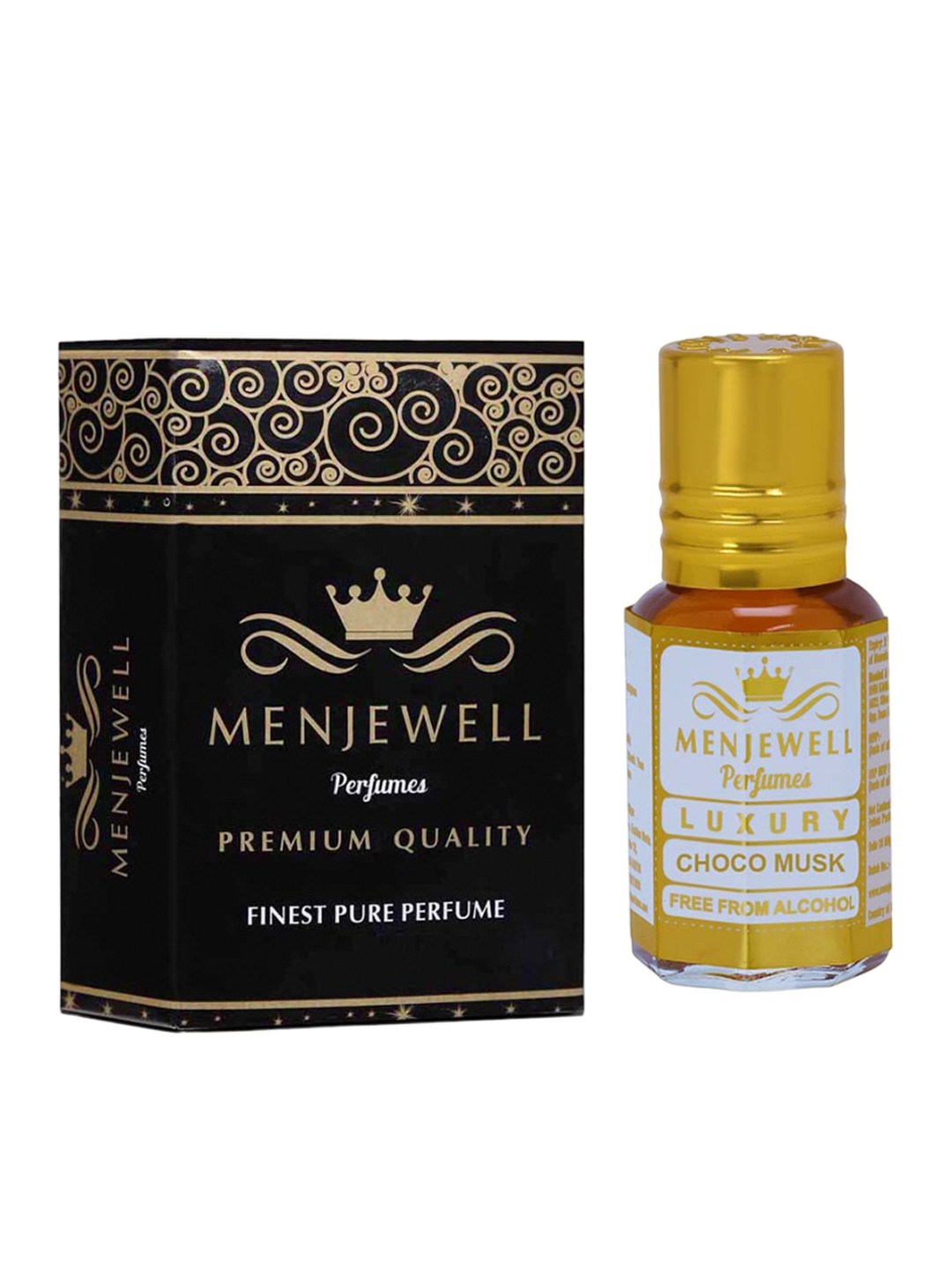 Menjewell Luxury Choco Musk Long Lasting Perfume - 12ml