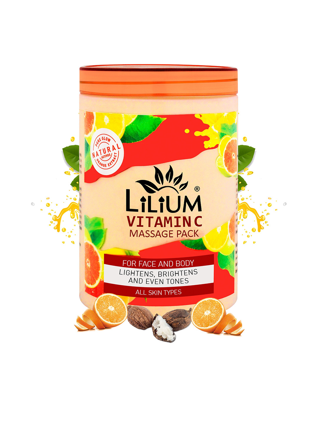 Lilium Vitamin C Massage Pack For Acne & Pimples - 500ml