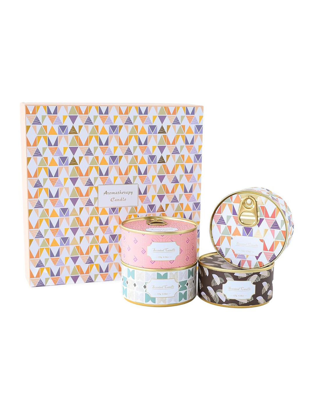Kuber Industries For Wedding Valentines Day Gifts Japanese Plum Blossom, White Peach Oolong, Sleeping Sandalwood, Neroli Blossom Jar Candles