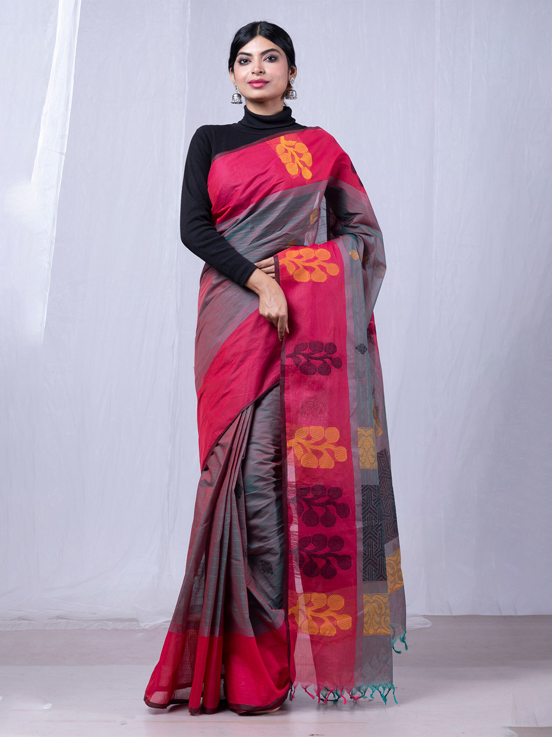 Unnati Silks Woven Design Chettinad Saree