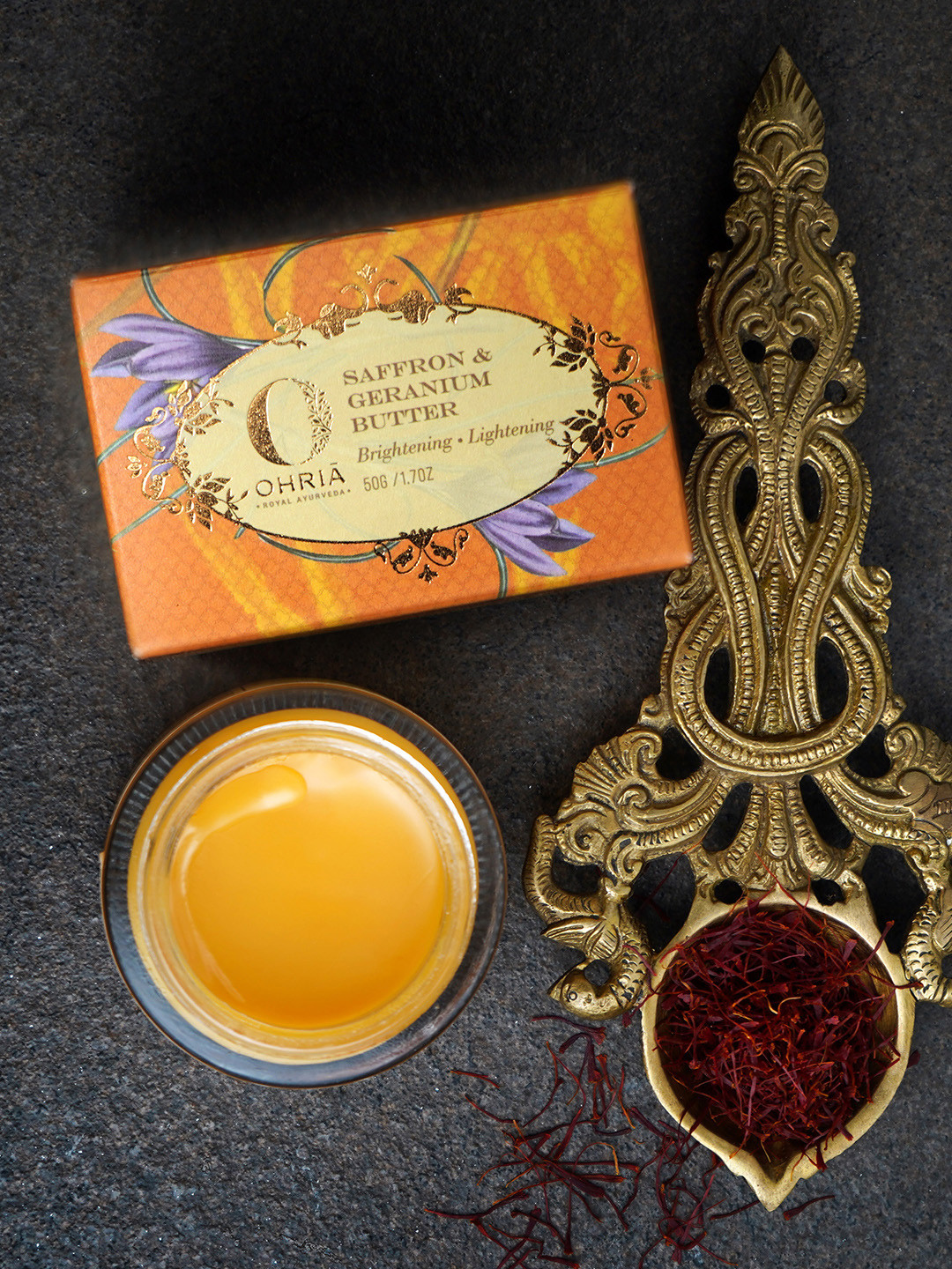 OHRIA AYURVEDA Saffron & Geranium Butter- 20g