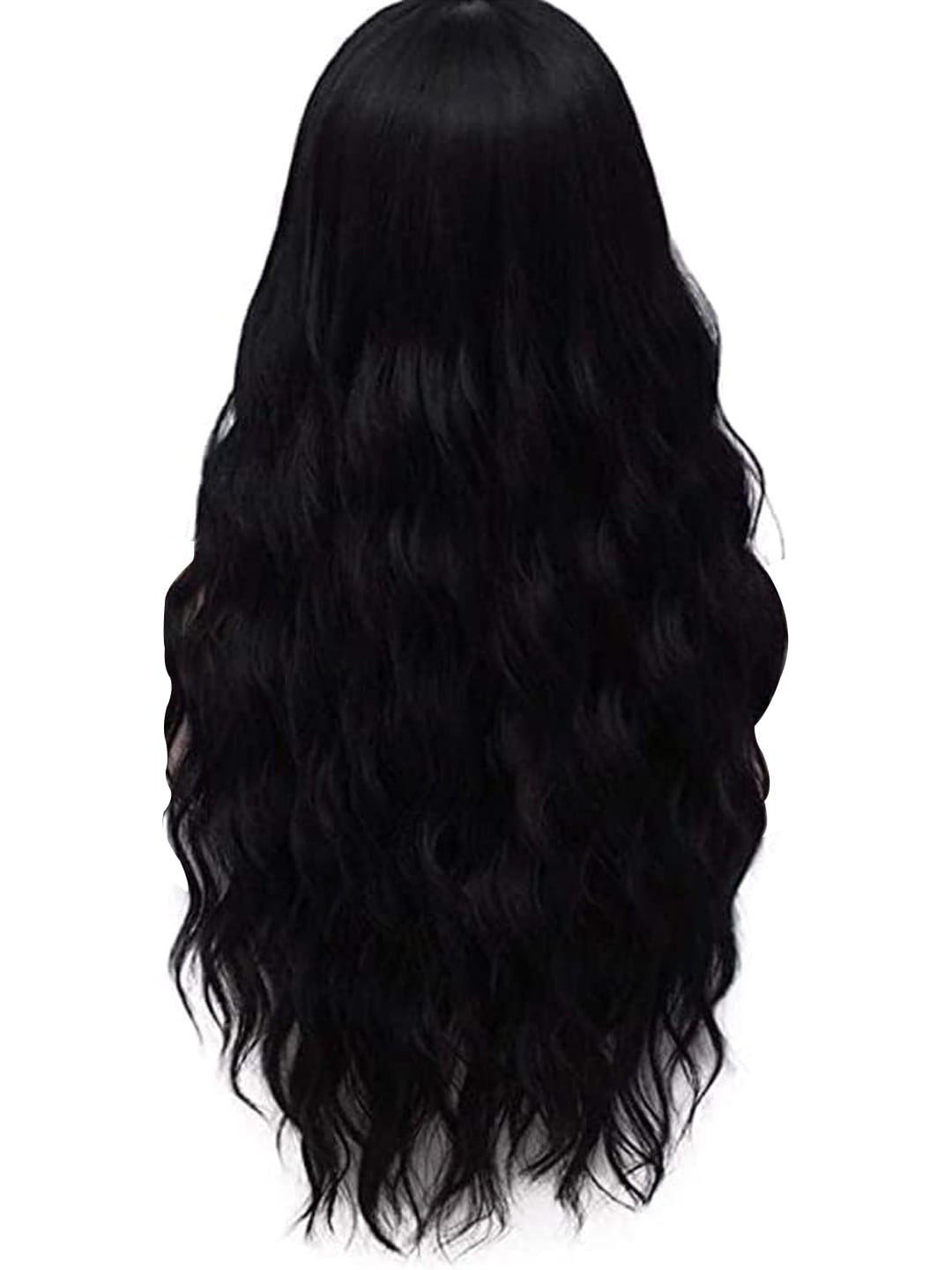FIMBUL Wavy Synthetic Full Head Hair Extension - Black 48