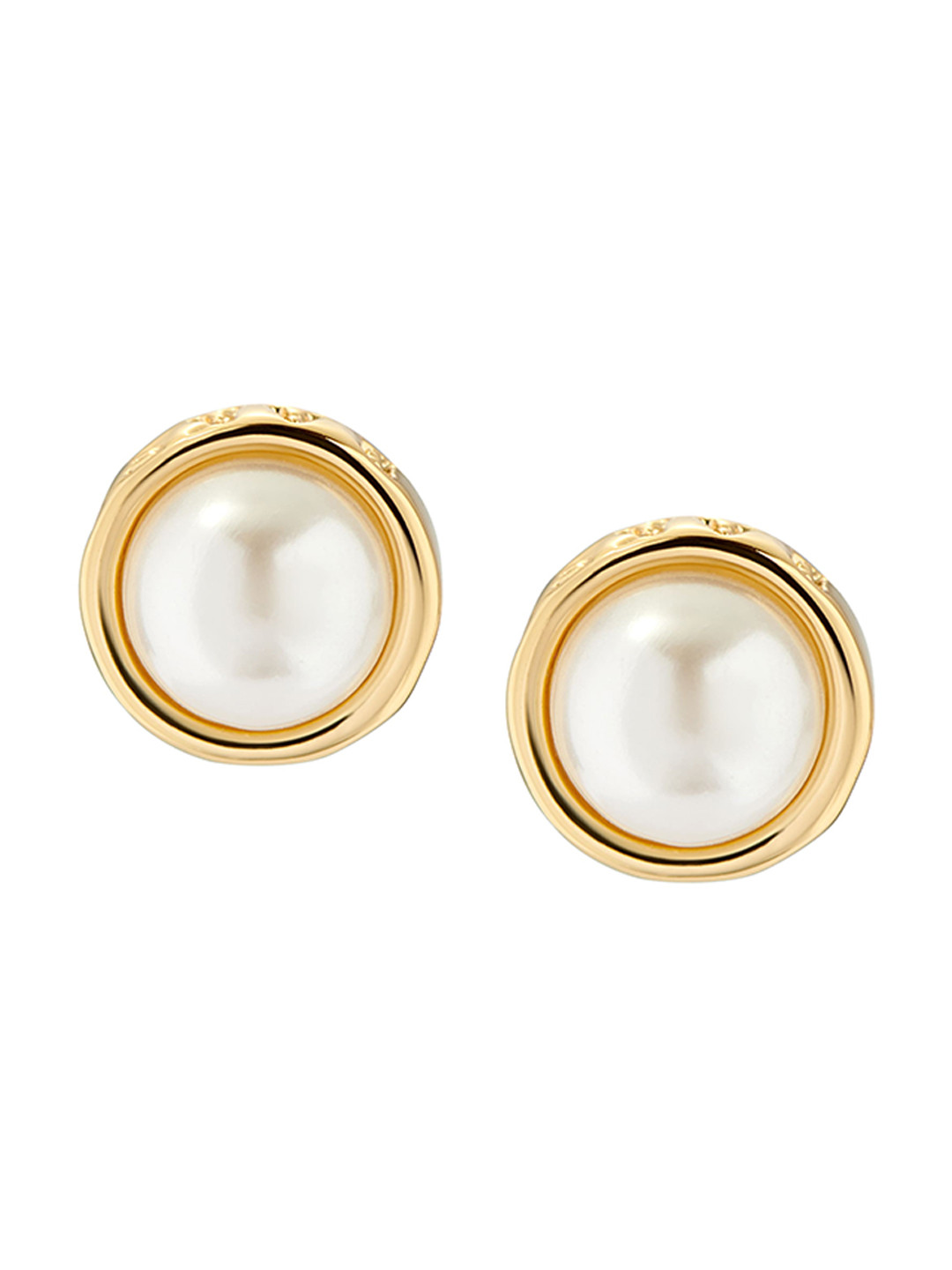 Ted Baker Gold-Plated Crystals-Studded Studs Earrings