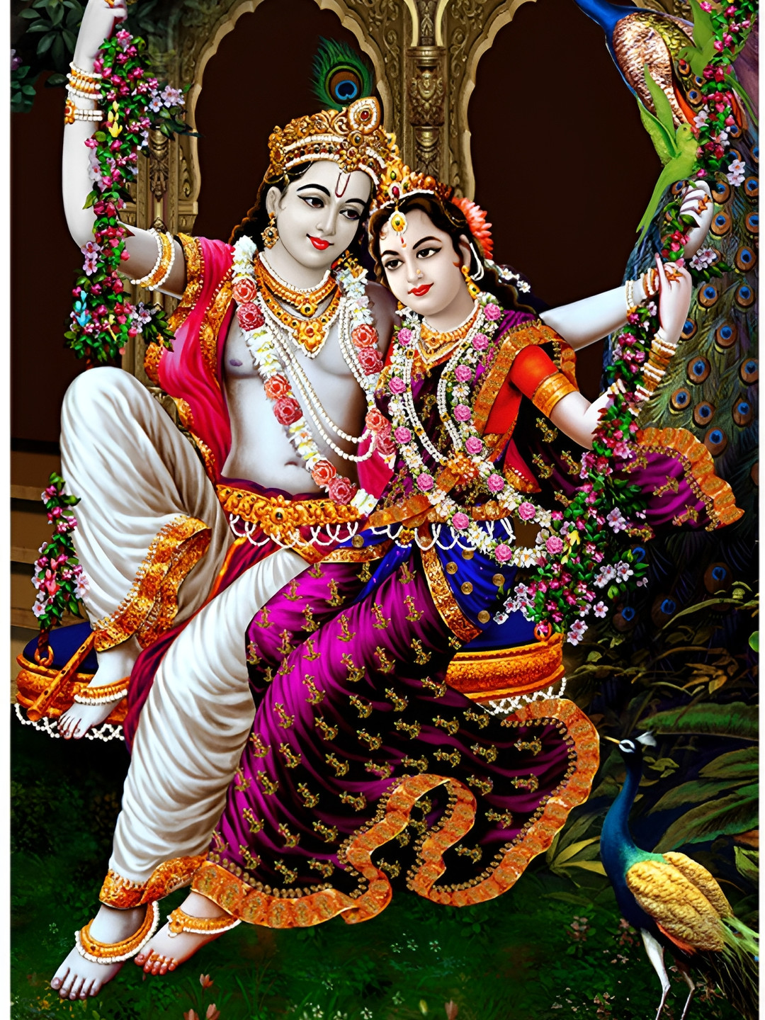 PnF Red & Purple Religious Wall Sticker