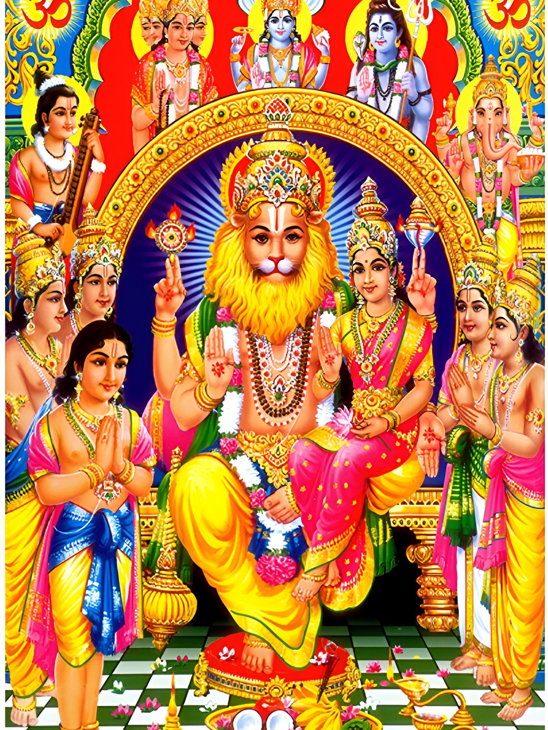 PnF Red & Blue Paper Religious Wall Decals and Stickers