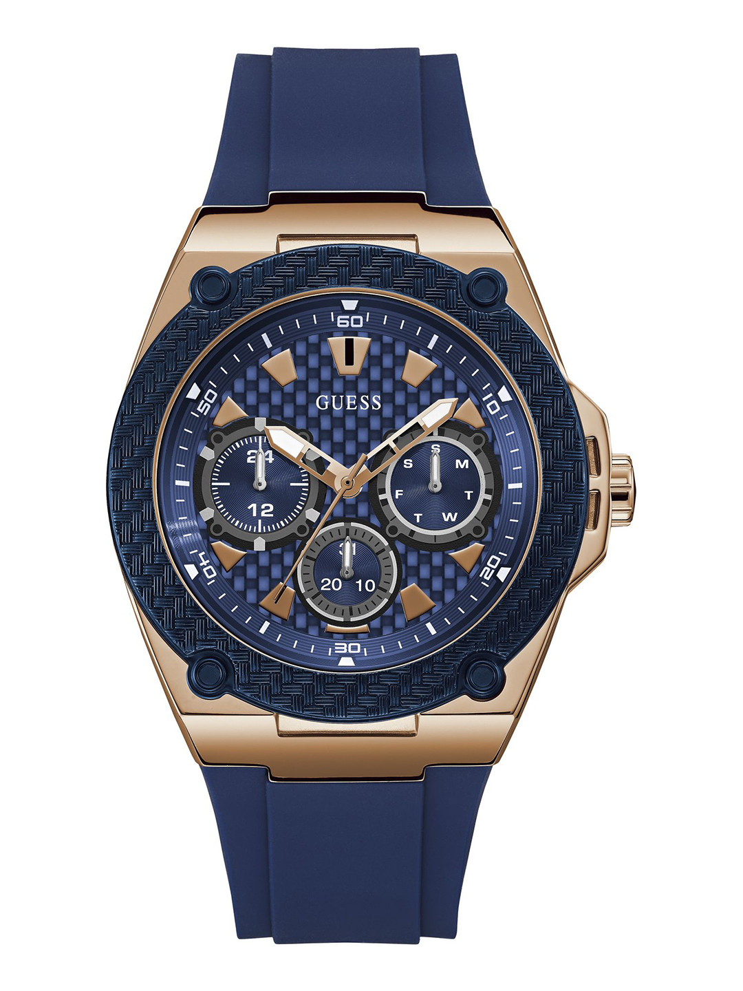 GUESS Men Stainless Steel Dial Legacy Analogue Watch U1049G2