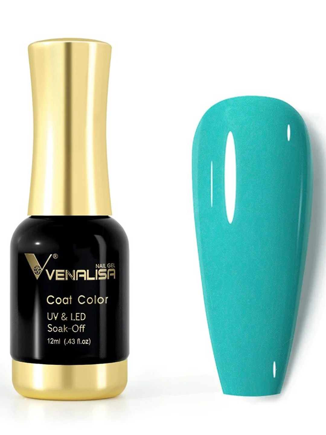 VENALISA Coat Color UV & LED Soak Off Gel Nail Polish 12ml - Light Blue 1058