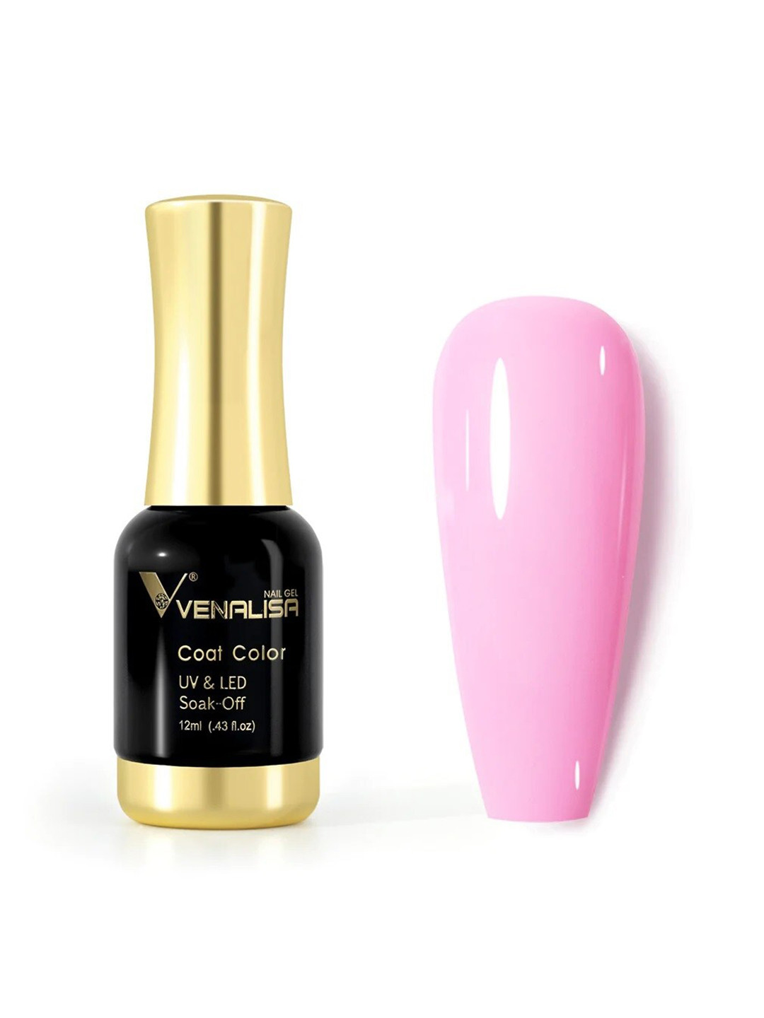 VENALISA Coat Color UV & LED Soak Off Gel Nail Polish 12ml - Sweetness 1020