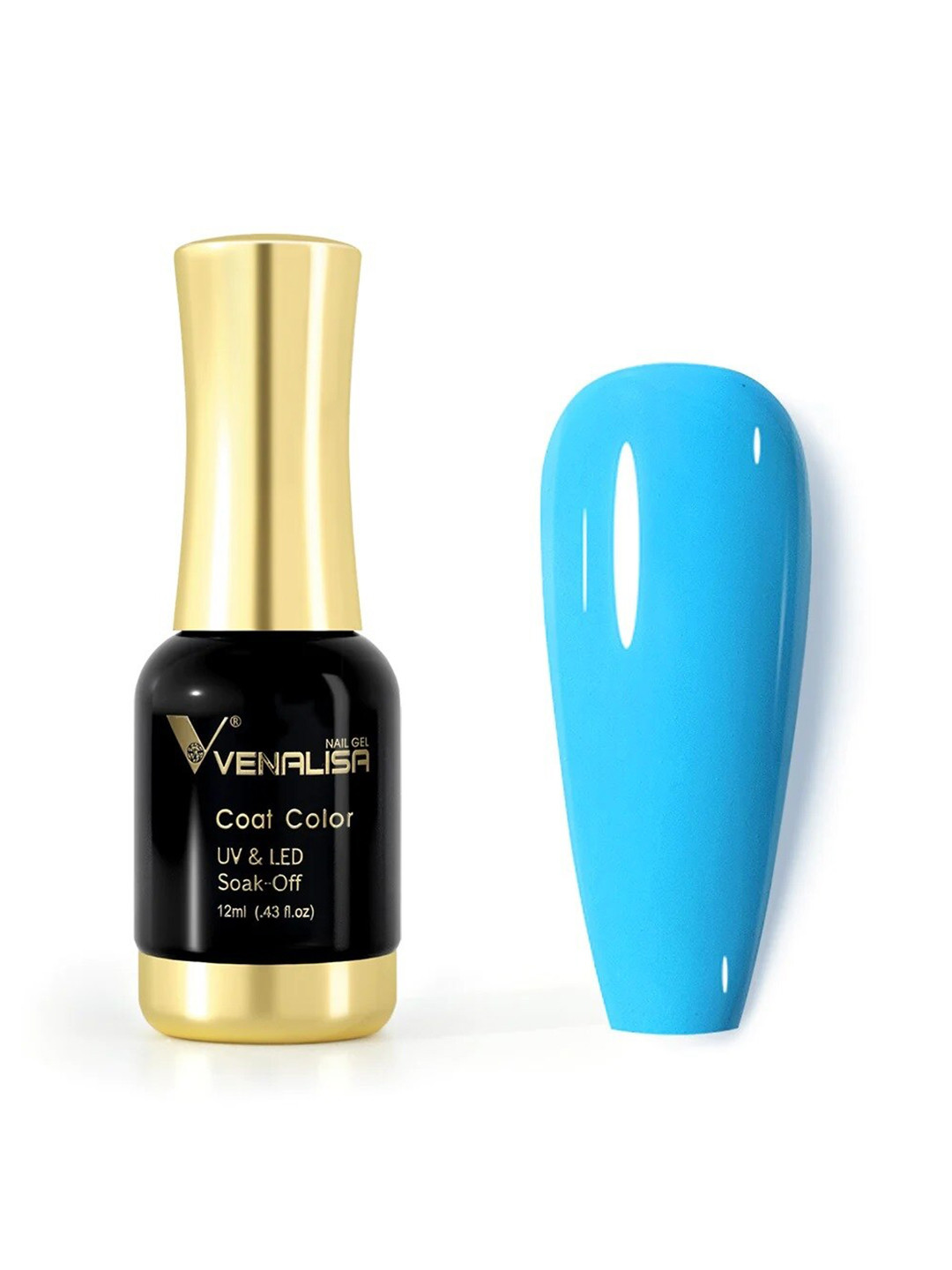 VENALISA Coat Color UV & LED Soak Off Gel Nail Polish 12ml - Ocean 1062