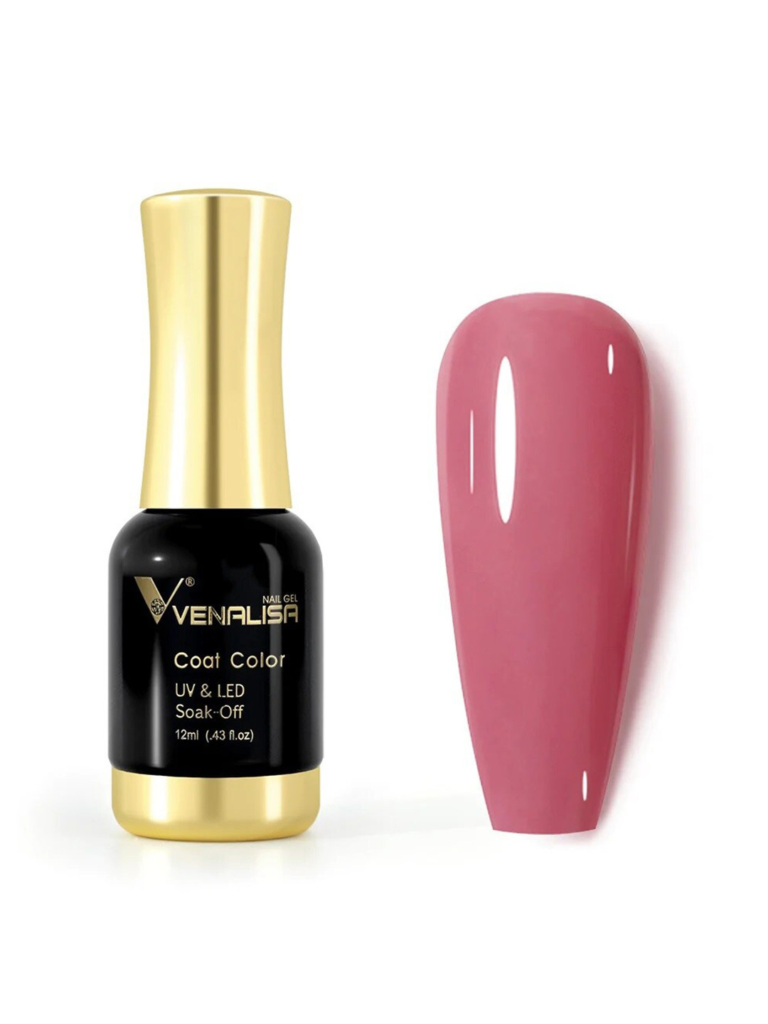 VENALISA Coat Color UV & LED Soak Off Gel Nail Polish 12ml - Ormosia 1028