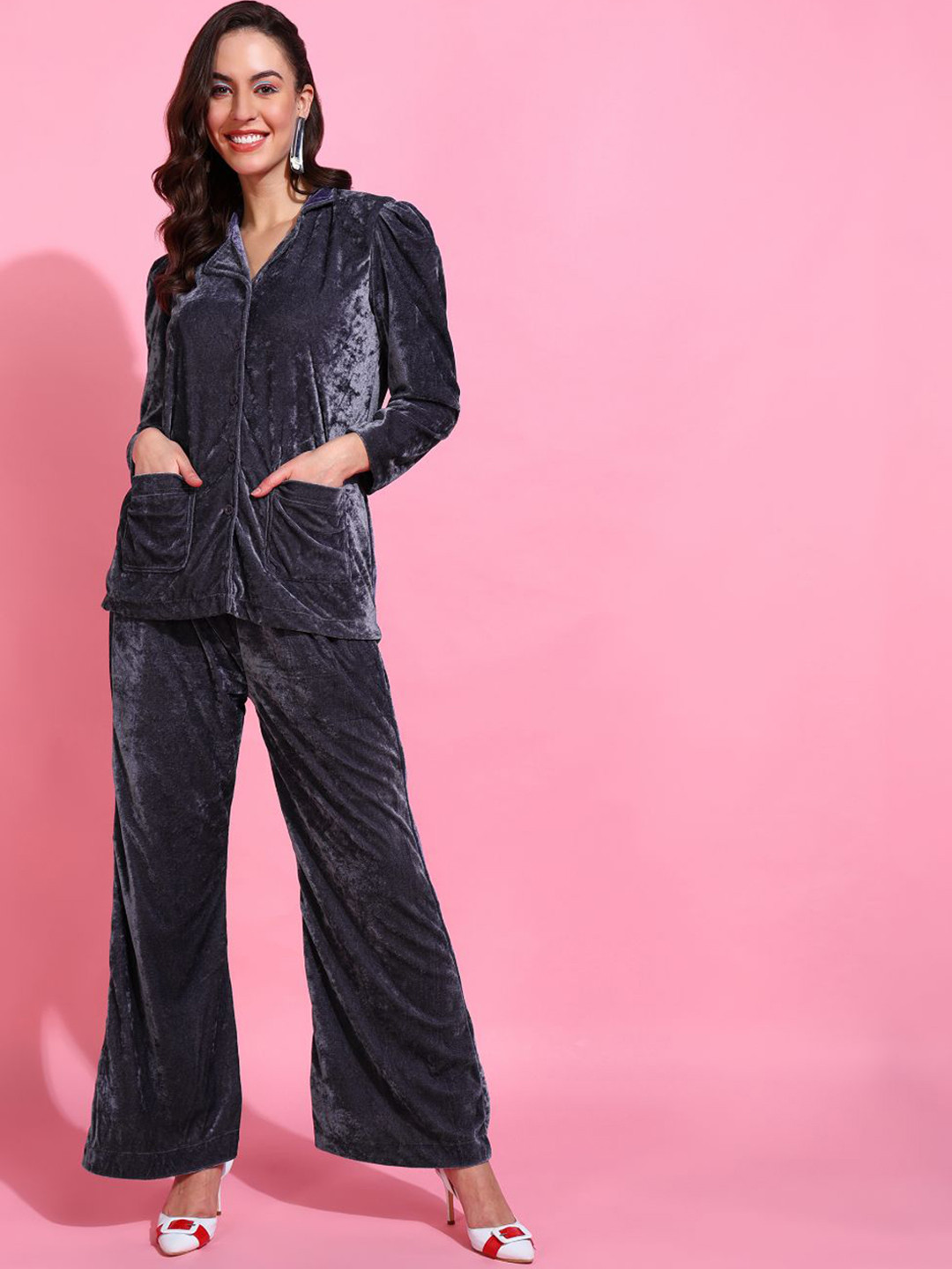 Rudraaksha Creations Long Sleeves Shirt With Trousers