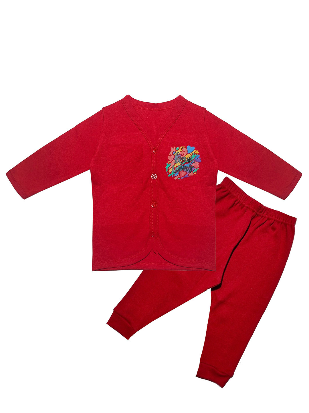 BAESD Kids Pure Cotton Top with Track Pants