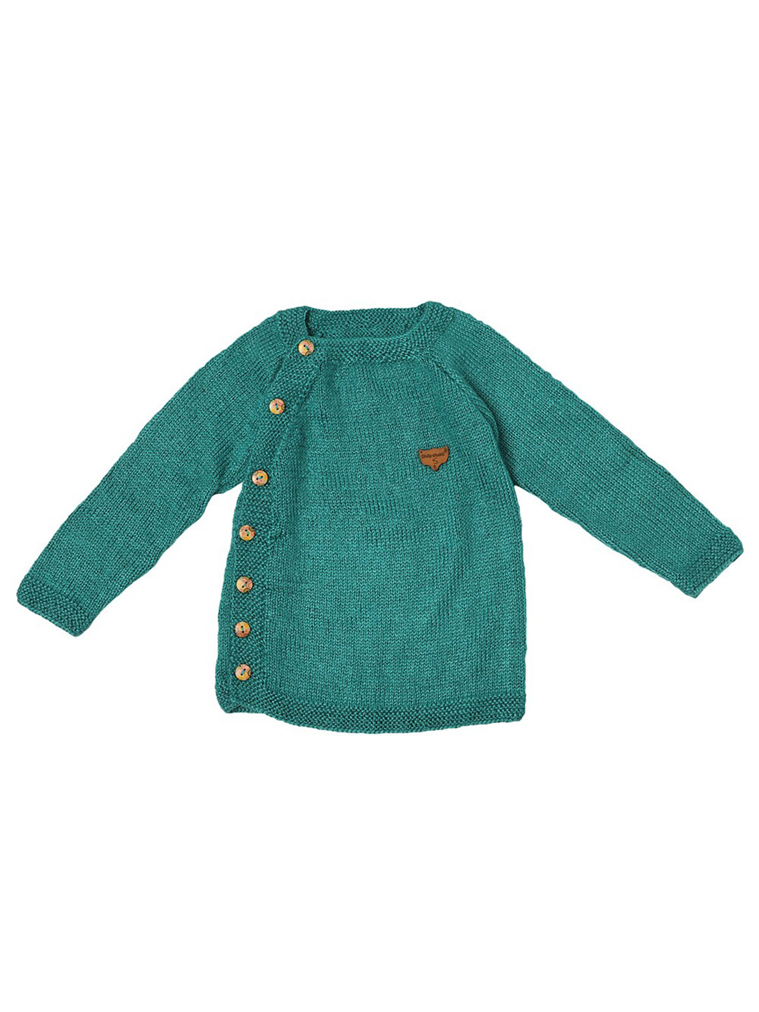 ShilpShakti Kids Cable Knit Self Design Acrylic Cardigan Sweater