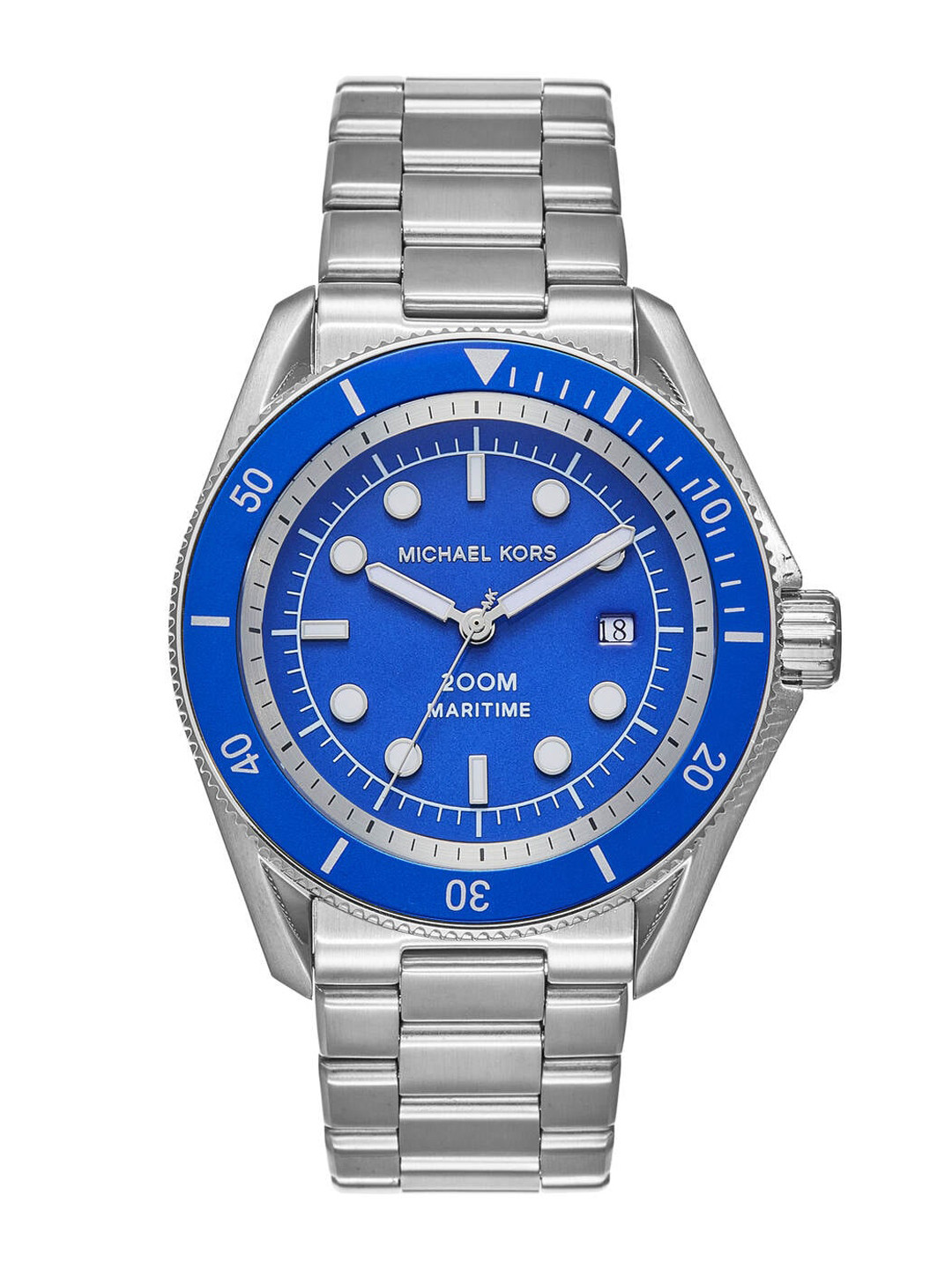 Michael Kors Men Stainless Steel Bracelet Style Straps Analogue Calendar Watch MK9160