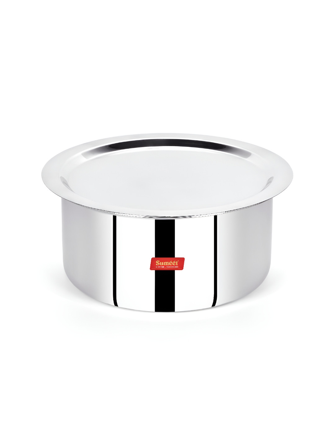 Sumeet Steel Tri-Ply Stainless Steel Dishwasher Safe Tope With Lid 3L