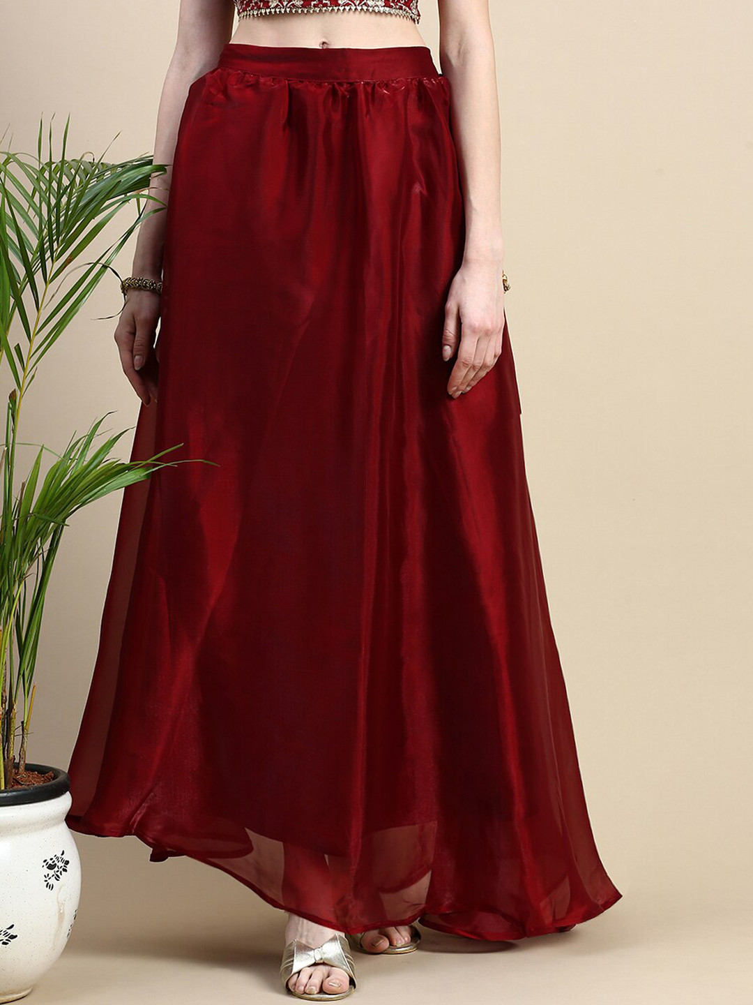 De Moza Flared Maxi Skirt