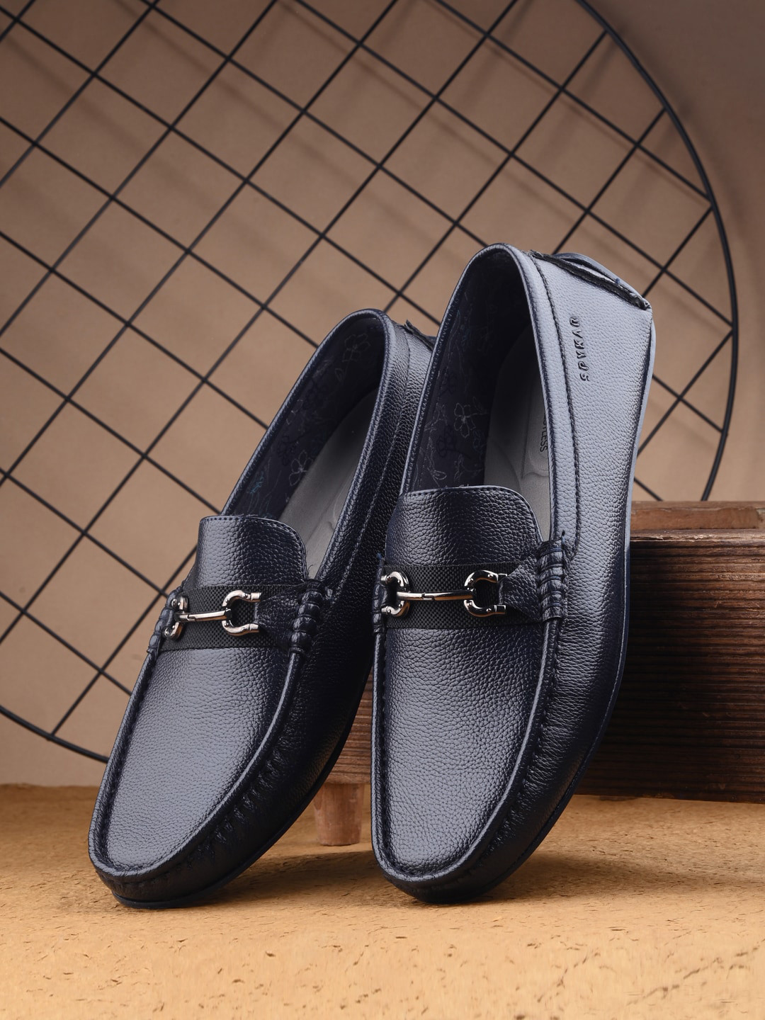 SPYKAR Men Textured Comfort Insole Driving Shoes