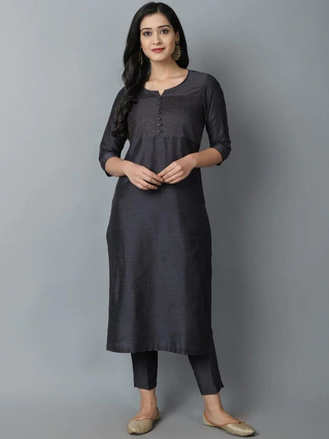 Mera Rang Yoke Design Regular Kurta with Trousers