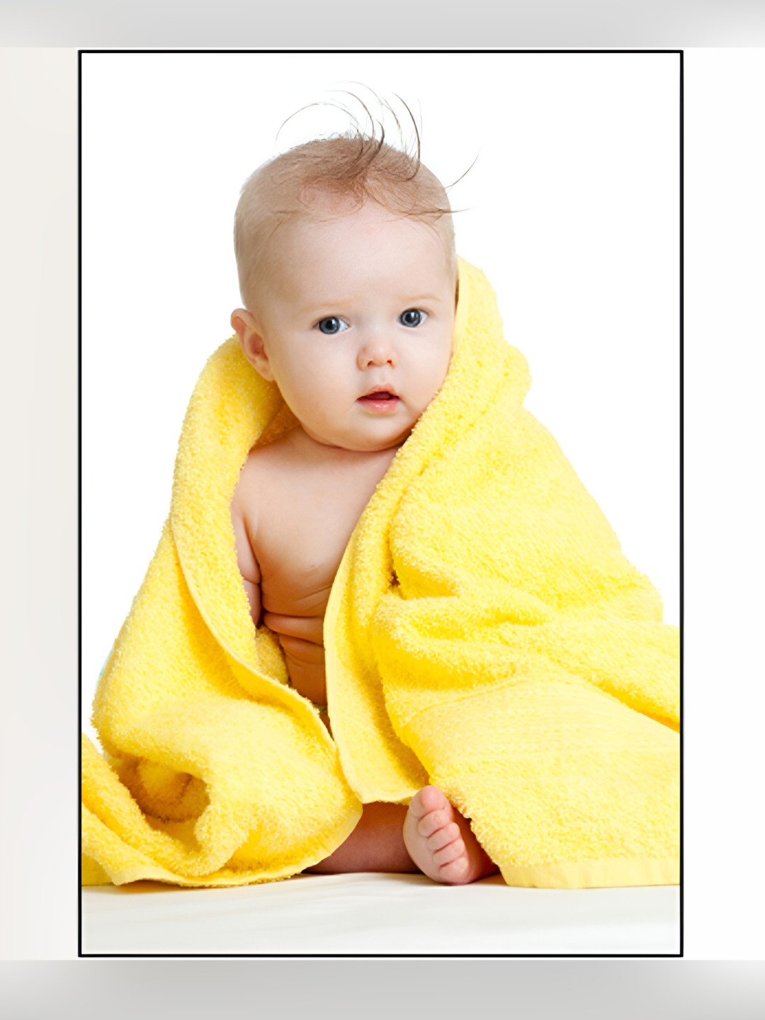PnF Beige & Yellow Other Cute Baby Wall Sticker