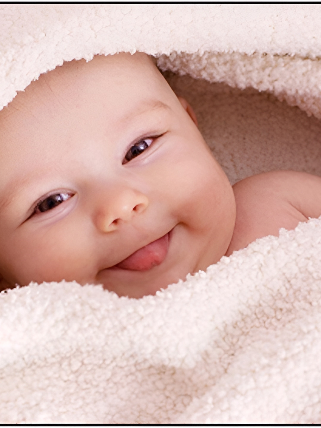 PnF White & Beige Paper Baby Wall Sticker