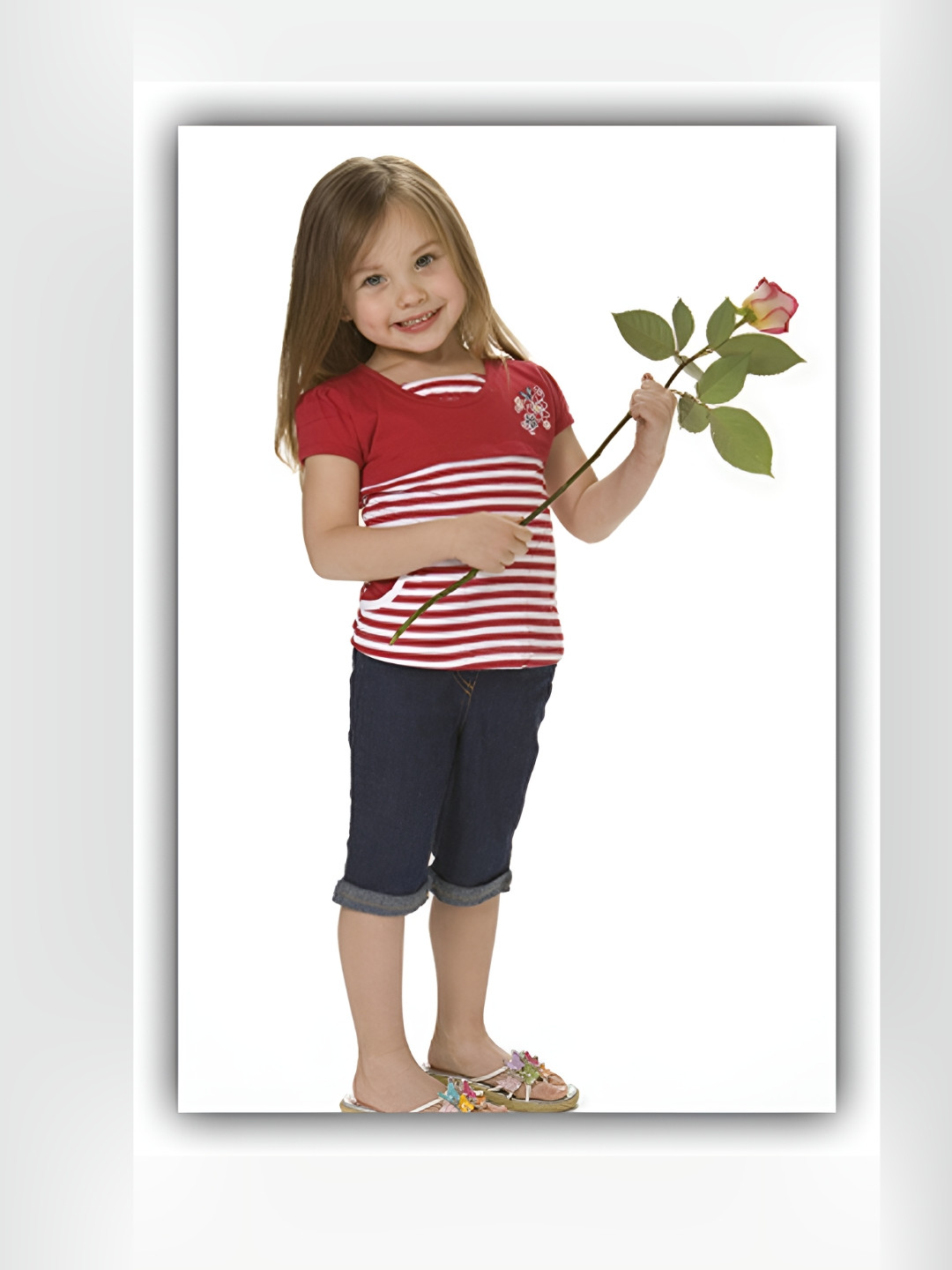 PnF White & Red Paper Baby Posters