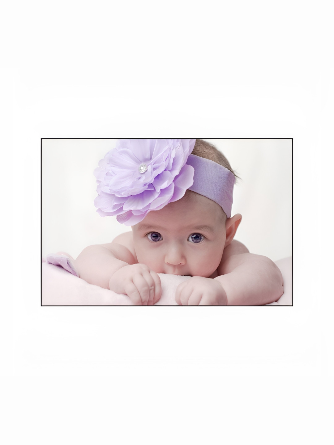PnF Beige & Lavender Paper Baby Posters