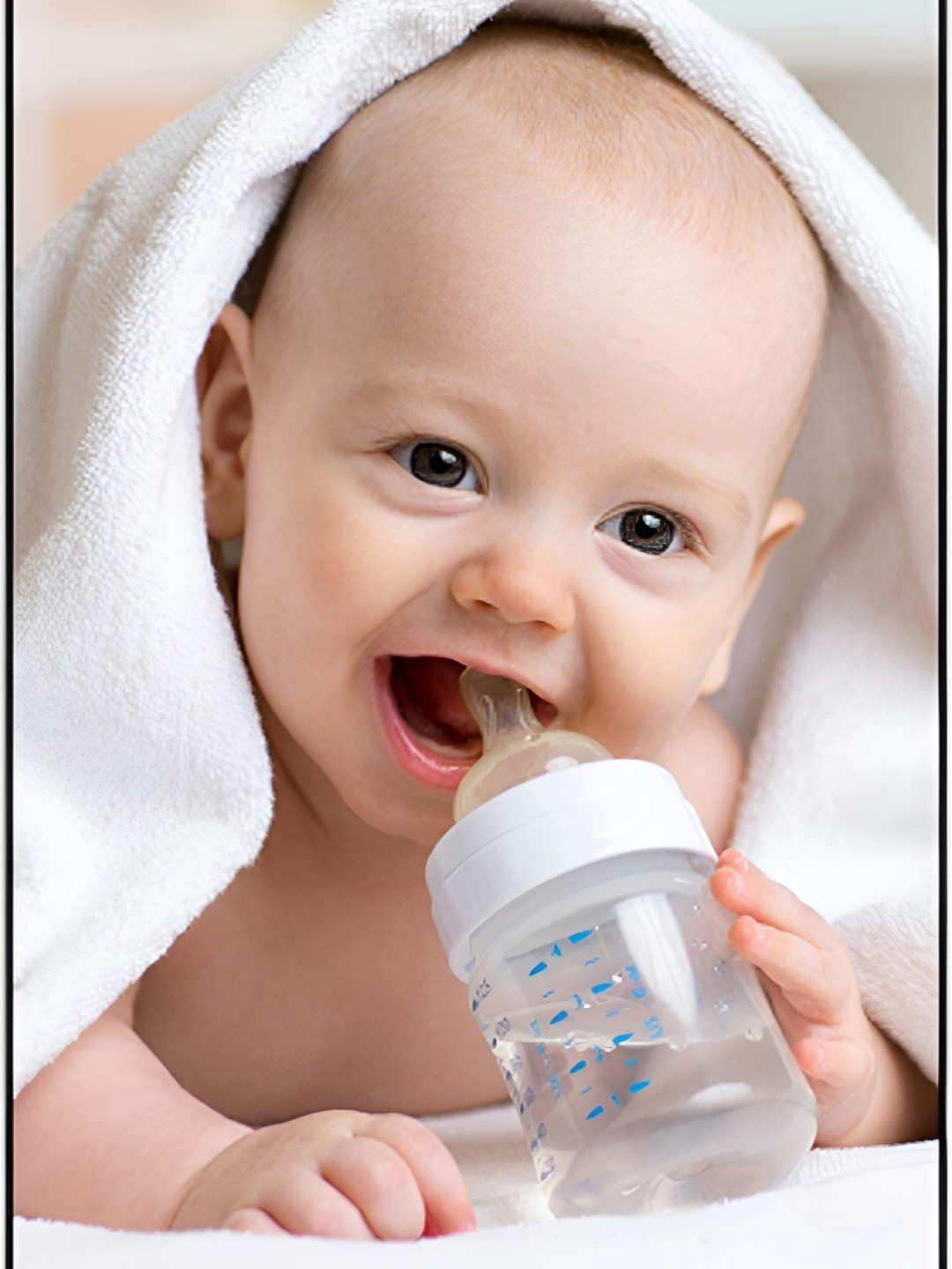 PnF White & Nude Cute Baby Girl Painting Wall Stickers