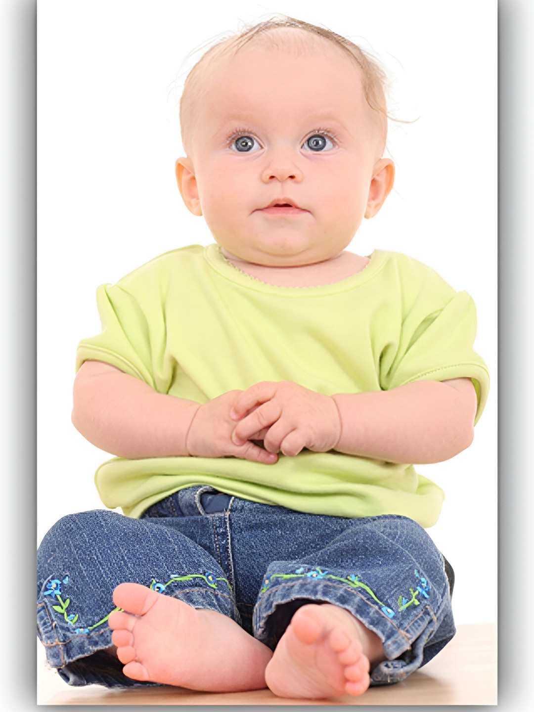 PnF White & Nude-Coloured Paper Baby Posters