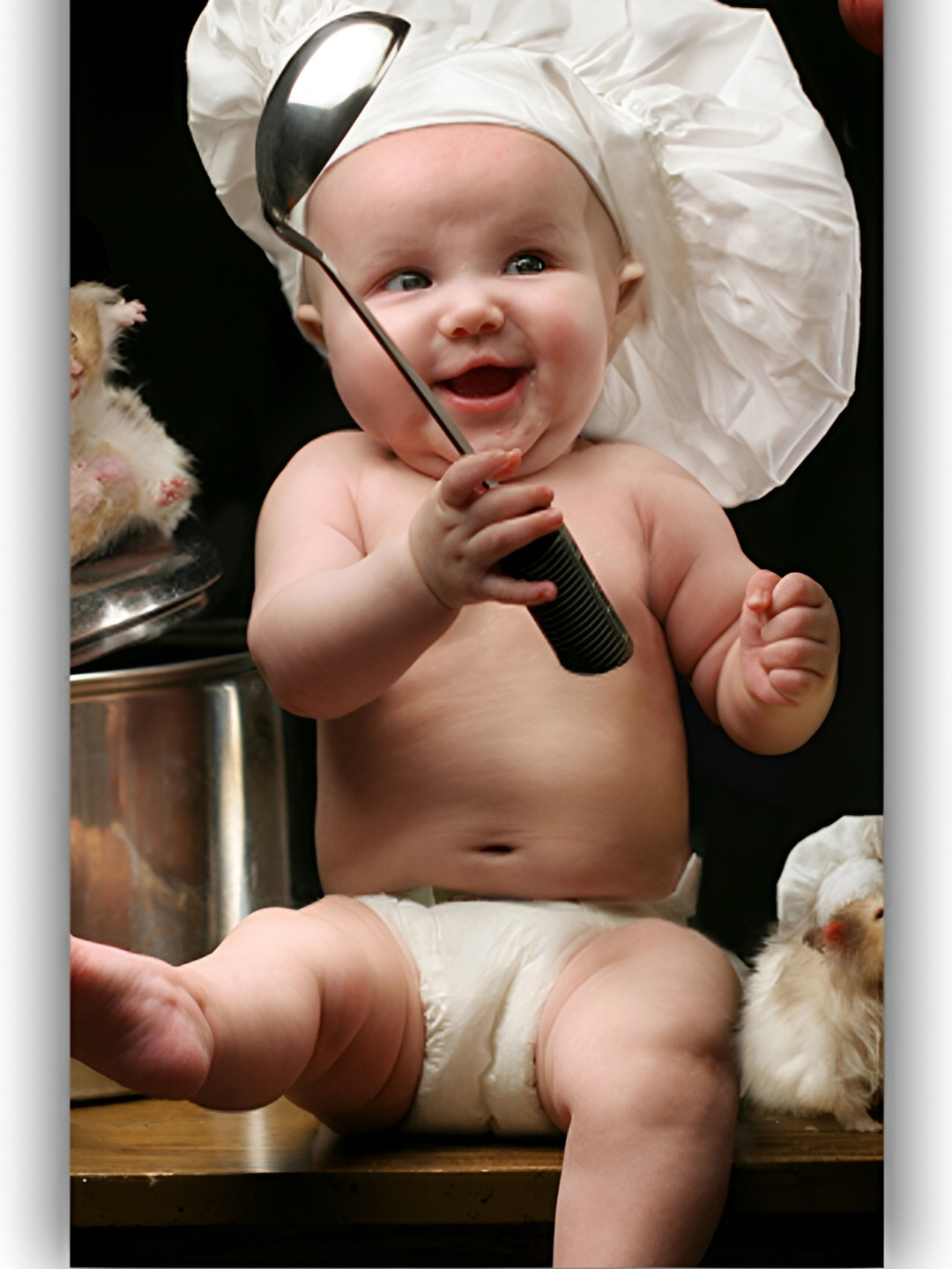 PnF Black & Nude-Coloured Baby Paper Wall Sticker