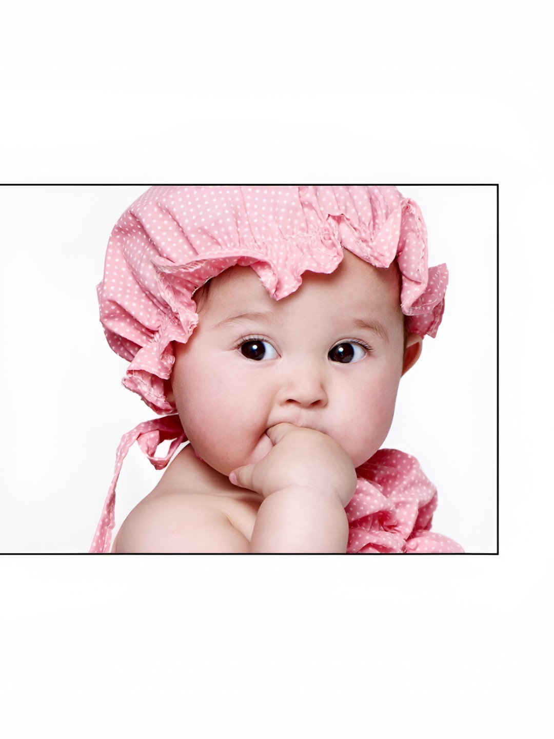 PnF White & Pink Cute Baby Poster for Pregnant Women Wall Sticker