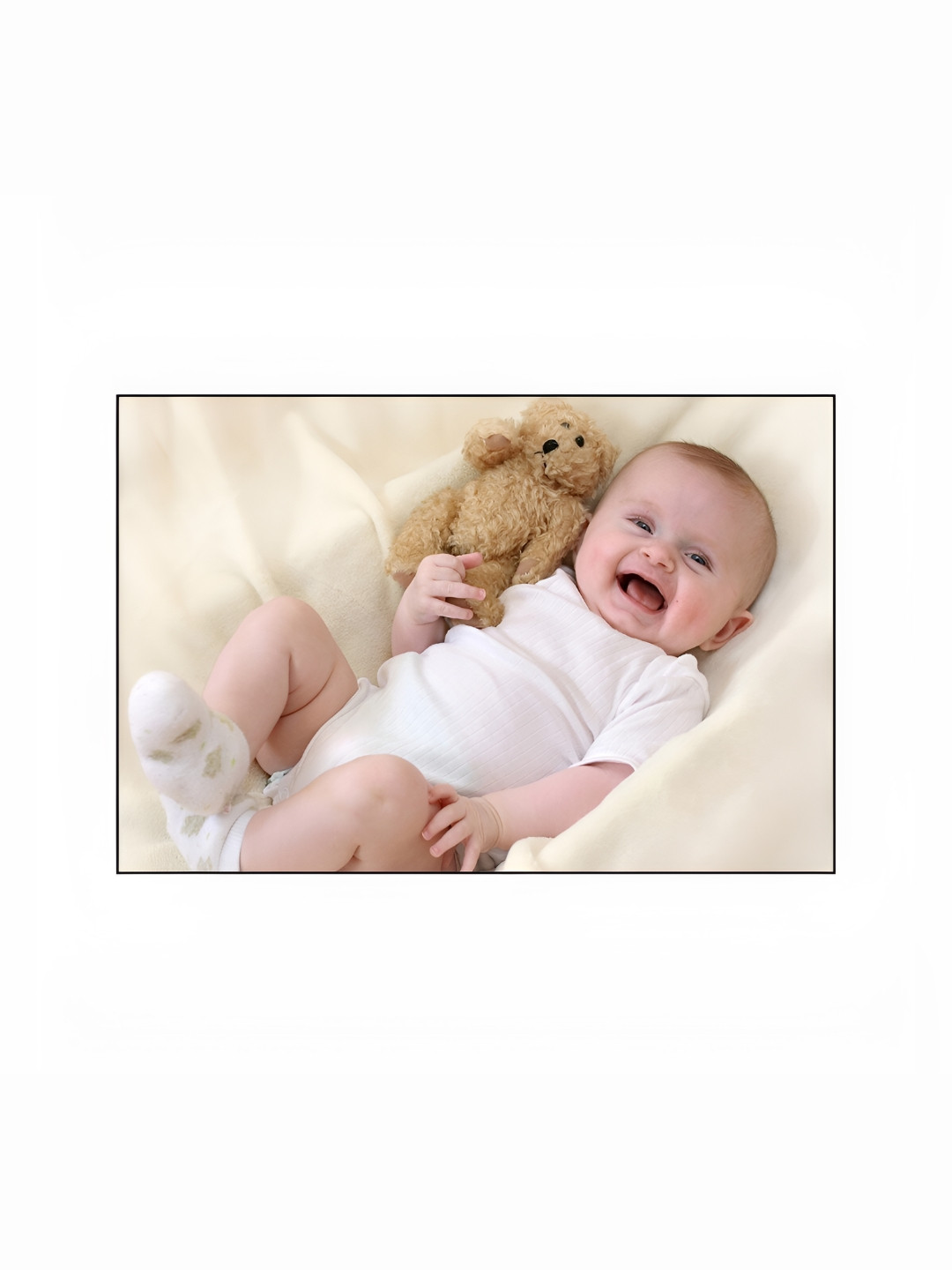 PnF White & Yellow Baby Wall Sticker