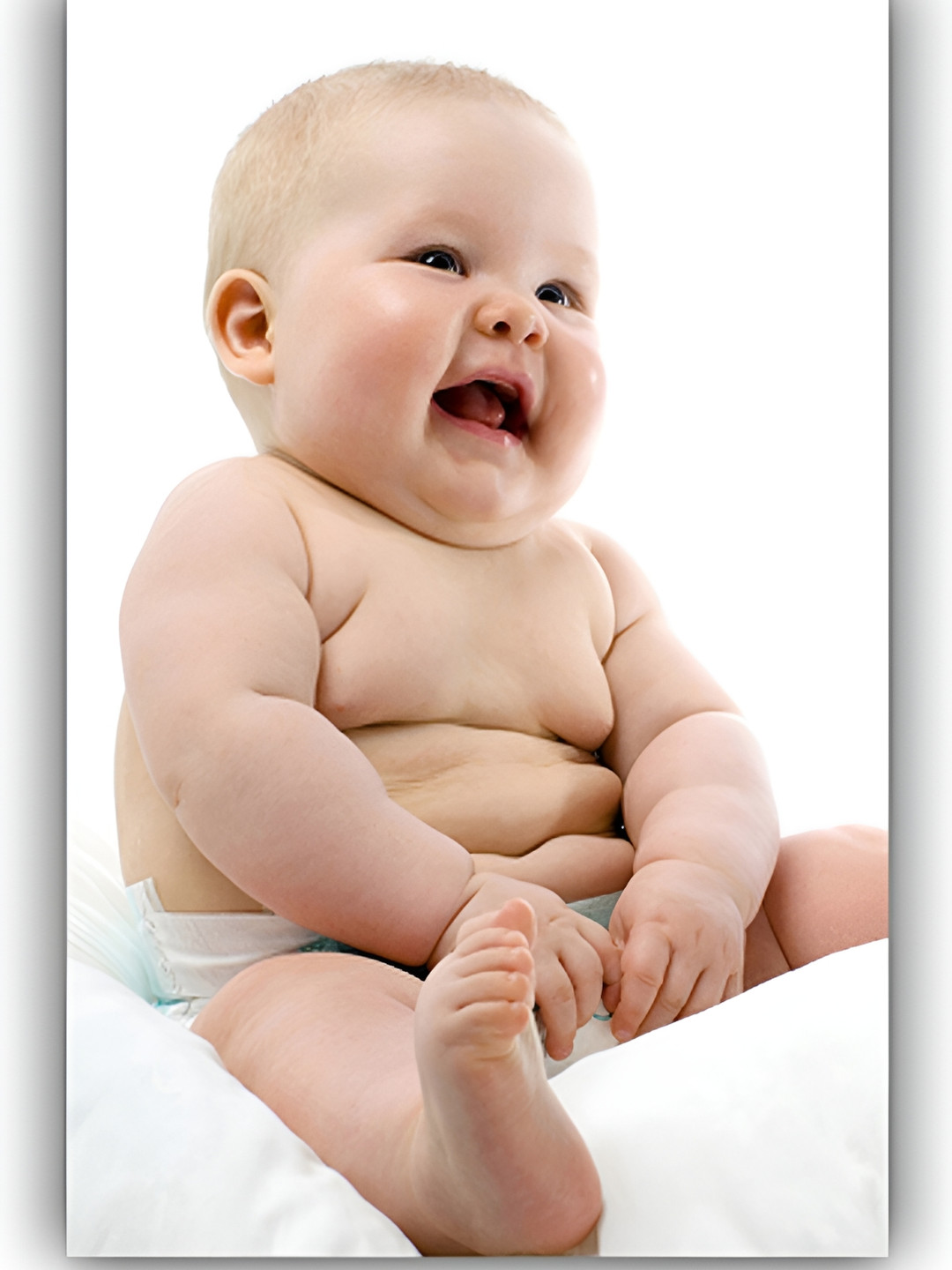 PnF White & Beige Paper Baby Posters