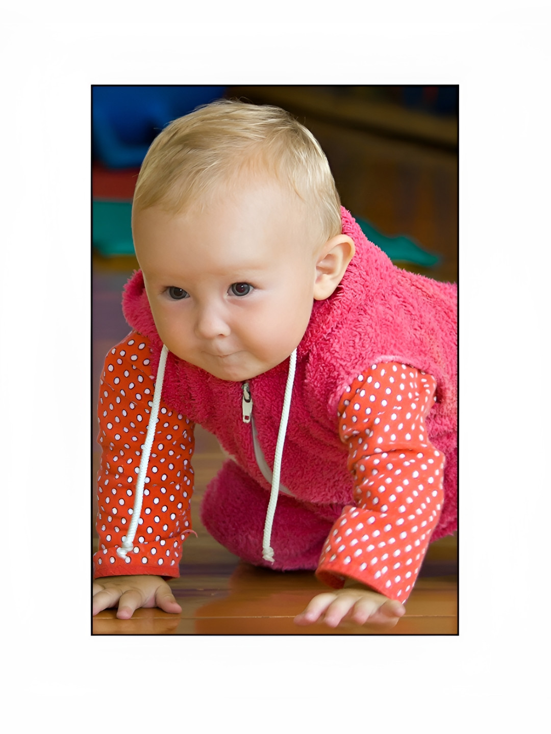 PnF Nude Color & Pink Baby Printed Wall Stickers