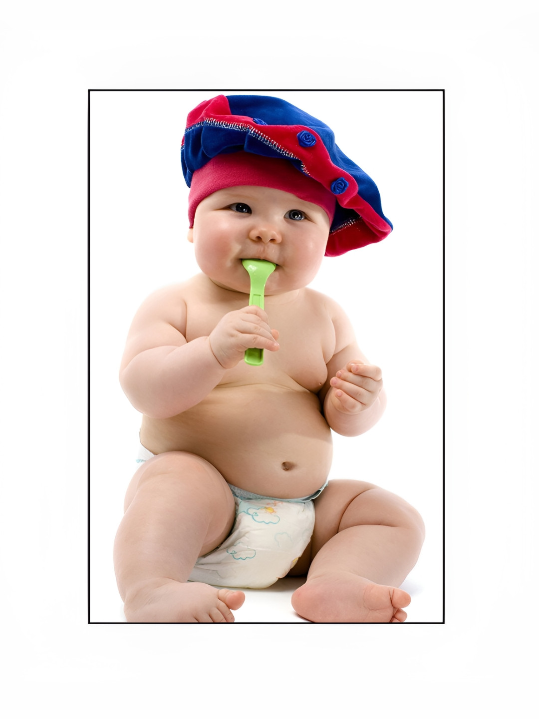 PnF White & Blue Baby Wall Sticker