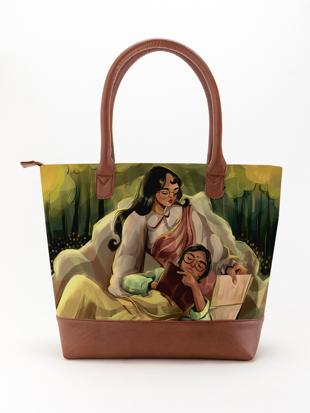 Kalankit Graphic Printed Oversized Shopper Tote Bag