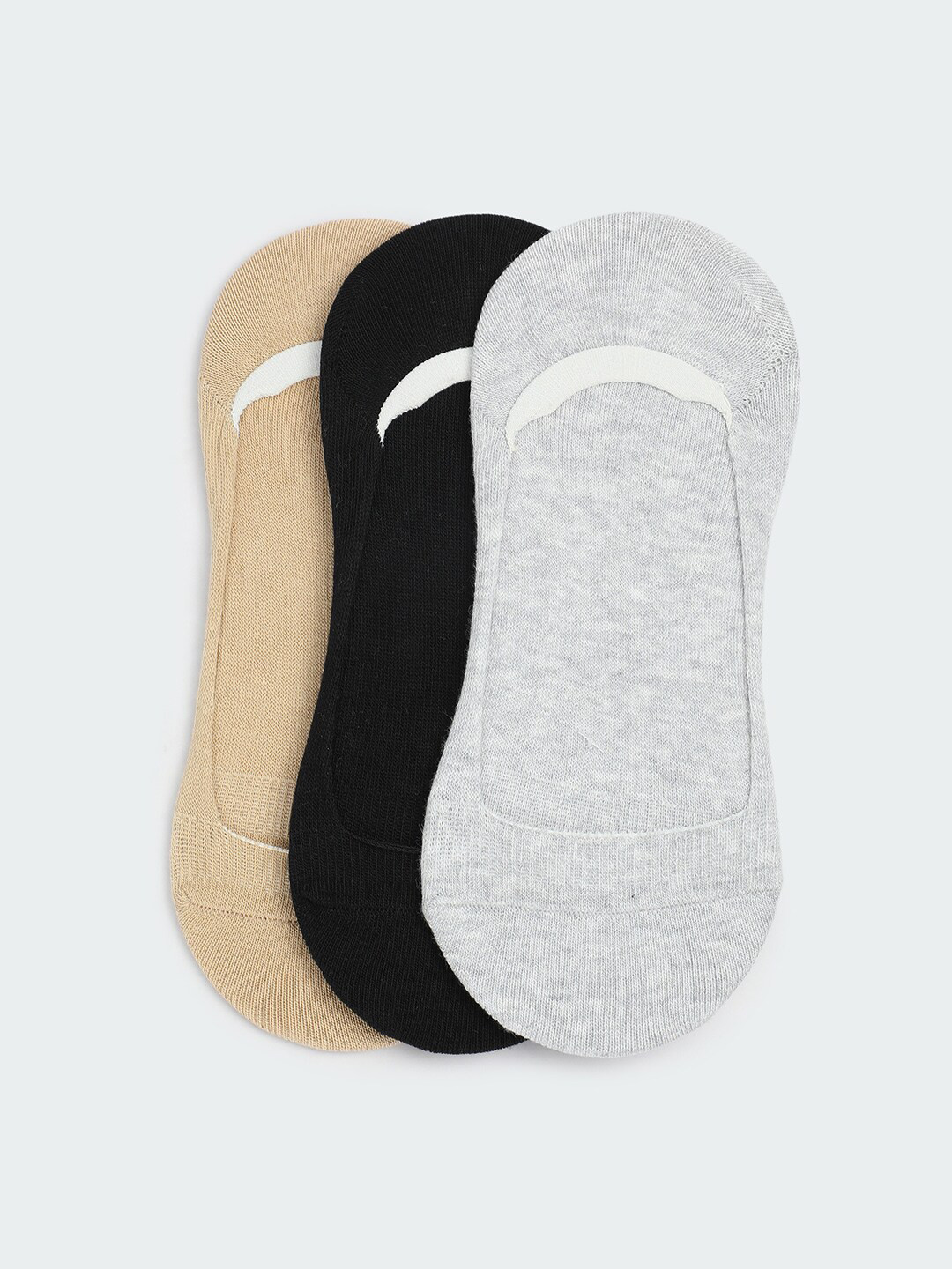 max Women Pack Of 3 Shoe Liner Socks