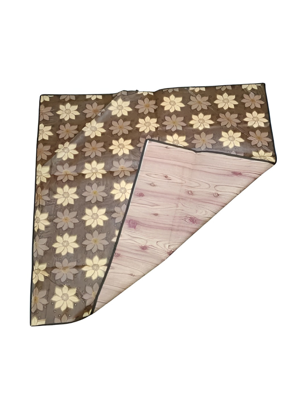 CASA-NEST Brown & Beige Digital Printed Reversible & Waterproof Bed Server Placemat